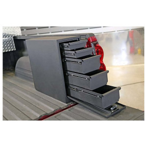 Dee Zee, Steel Wheel Well Tool Box with Slideout Drawers, for 20-23 Jeep Gladiator JT