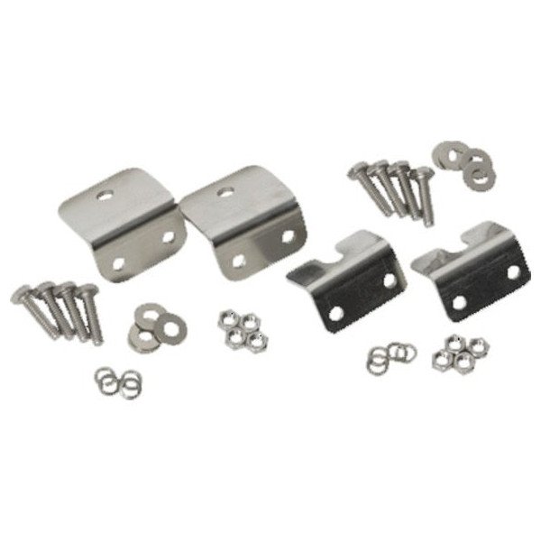 Kentrol, Stainless Steel Strut Rod Mounting Brackets, for 72-86 Jeep CJ-5, CJ-7 & CJ-8 Scrambler with with Fiberglass Body and Grill Kentrol, Stainless Steel Strut Rod Mounting Brackets, for 72-86 Jeep CJ-5, CJ-7 & CJ-8 Scrambler with with Fiberglass Body and Grill