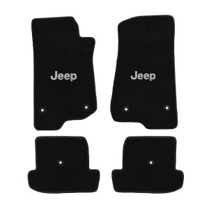 Lloyd Mats, All Weather Jeep Logo Carpeted Floor Mats, Jeep Logo Mats for Wrangler JL Unlimited & Gladiator JT Lloyd Mats, All Weather Jeep Logo Carpeted Floor Mats, Jeep Logo Mats for Wrangler JL Unlimited & Gladiator JT