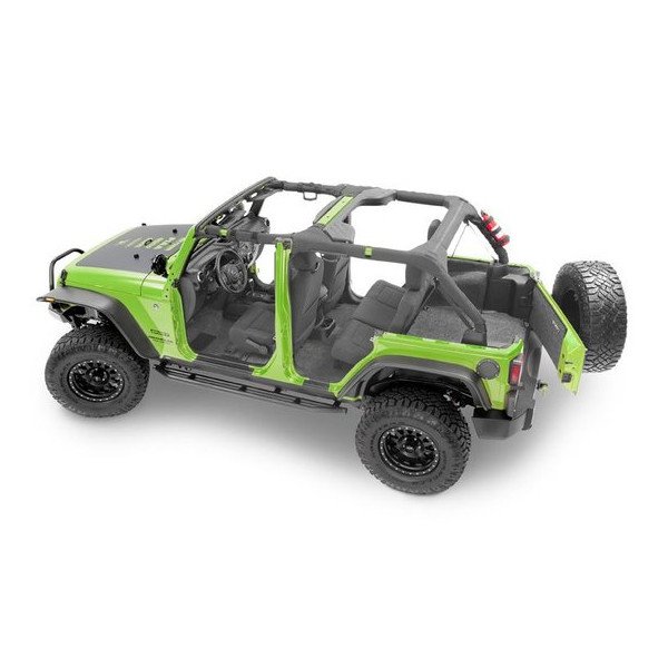 Bedrug, Premium Carpeted Floor Covering Kit, 07-10 Wrangler, for 07-18 Jeep Wrangler JK