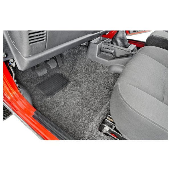 Premium Carpeted Front Floor Covering, with Full Center Console