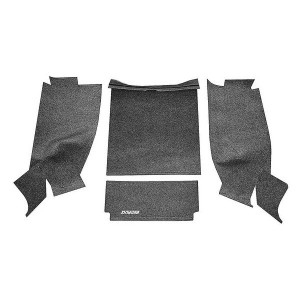 Premium Carpeted Rear Floor Covering, 76-79 With Gussets
