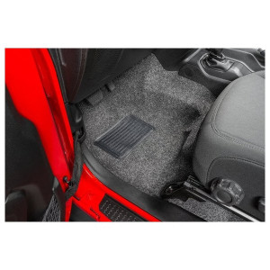 Bedrug, Premium Carpeted 3 Piece Front Floor Kit, for 18-23 Jeep Wrangler JL Unlimited