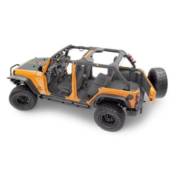 Bedrug, BedTred Premium Molded Floor Covering Kit, 07-10 Wrangler, for 07-18 Jeep Wrangler JK 2 Door
