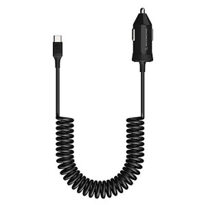 Scosche, PowerVolt 20W PD Car Charger, with USB-C Captive