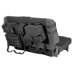 OMIX, Rear Cargo Seat Cover in, Black, for 76-06 Jeep CJ-5, CJ-7, CJ-8 Scrambler, Wrangler YJ, TJ & Unlimited
