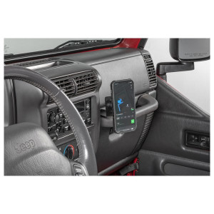 Quadratec, Magnetic Grab Handle Phone Mount, for 97-06 Jeep Wrangler TJ Quadratec, Magnetic Grab Handle Phone Mount, for 97-06 Jeep Wrangler TJ