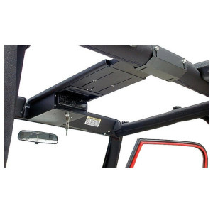 Tuffy, Overhead Single Compartment Security Console, for 76-06 Jeep CJ & Wrangler YJ, TJ, Unlimited Tuffy, Overhead Single Compartment Security Console, for 76-06 Jeep CJ & Wrangler YJ, TJ, Unlimited