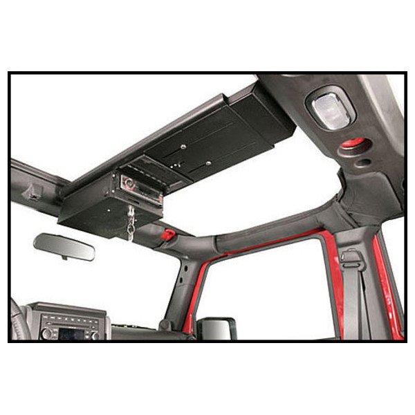 Tuffy, Security Products Single Compartment Overhead Security Console, for 07-18 Jeep Wrangler JK