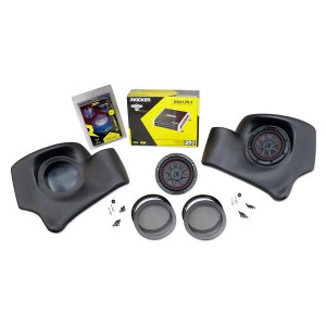 Select Increments, Opti-Pods, with Kicker 6.75in Subwoofers and Amplifier for 97-06 Jeep Wrangler TJ