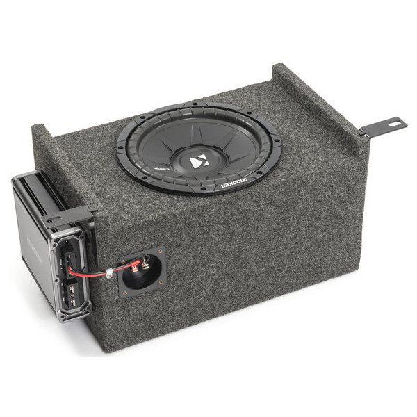 Quadratec, Custom Rear Subwoofer Kit with 10" Kicker CompS Subwoofer, for 87-06 Jeep Wrangler YJ & TJ Quadratec, Custom Rear Subwoofer Kit with 10" Kicker CompS Subwoofer, for 87-06 Jeep Wrangler YJ & TJ