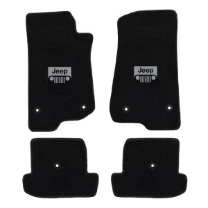 Lloyd Mats, All Weather Jeep Logo Carpeted Floor Mats, for 18-23 Jeep Wrangler JL 2 Door Lloyd Mats, All Weather Jeep Logo Carpeted Floor Mats, for 18-23 Jeep Wrangler JL 2 Door