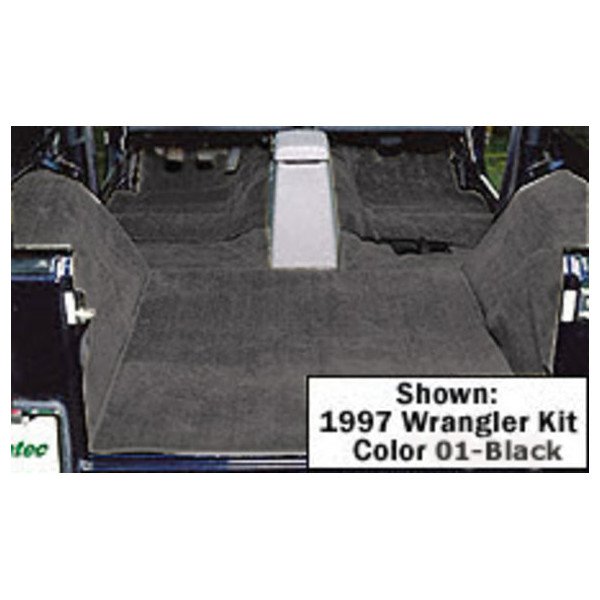 Seatz Manufacturing, Deluxe Carpet Set, Black, for 97-06 Jeep Wrangler TJ
