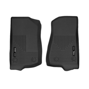 Husky Liners, X-Act Contour Floor Liners, - Rear Liner Pair in Black for 20-23 Jeep Gladiator JT