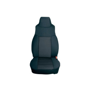 Rugged Ridge, Fabric Custom-Fit Front Seat Covers, Black, for 97-02 Jeep Wrangler TJ