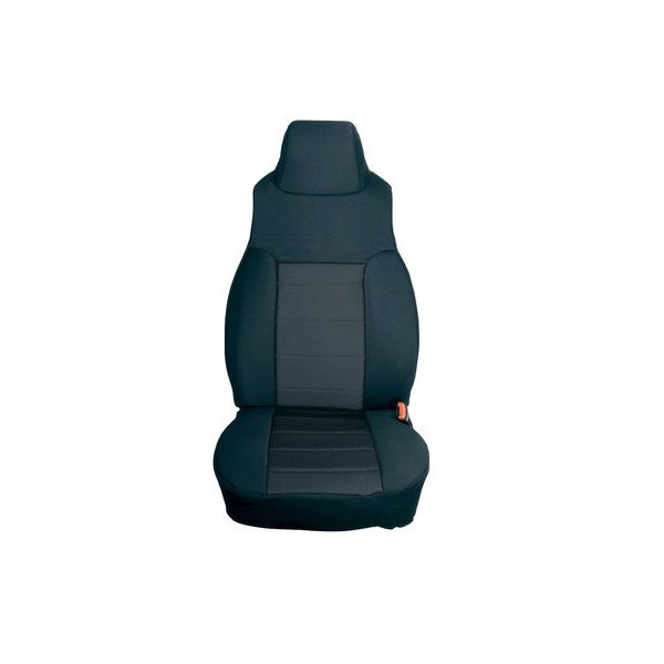 Rugged Ridge, Fabric Custom-Fit Front Seat Covers, Black, for 97-02 Jeep Wrangler TJ Rugged Ridge, Fabric Custom-Fit Front Seat Covers, Black, for 97-02 Jeep Wrangler TJ