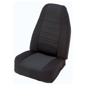 Neoprene Custom-Fit Front Seat Covers, Black Neoprene Custom-Fit Front Seat Covers, Black
