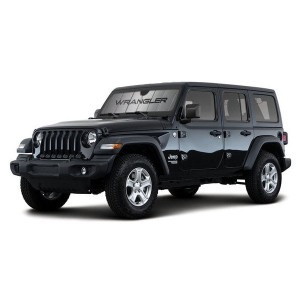 Jeep Wrangler Logo Sunshade