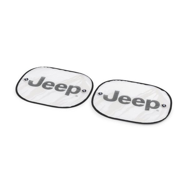 Plasticolor, Jeep Logo 2 Piece Side Window Auto Mesh Shade, Universal