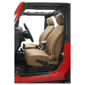 Bestop, Custom Tailored Front Seat Covers, Tan, for 07-12 Jeep Wrangler JK