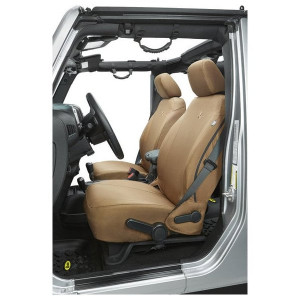 Bestop, Custom Tailored Front Seat Covers, Tan, for 13-18 Jeep Wrangler JK Bestop, Custom Tailored Front Seat Covers, Tan, for 13-18 Jeep Wrangler JK