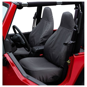 Covercraft, Front SeatSavers, Charcoal, for 03-06 Jeep Wrangler TJ & Unlimited Covercraft, Front SeatSavers, Charcoal, for 03-06 Jeep Wrangler TJ & Unlimited