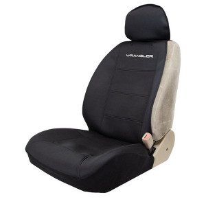 Wrangler Logo Sideless Neoprene Front Seat Cover