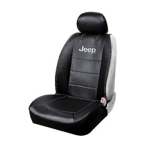 Deluxe Jeep Logo Sideless Front Seat Cover