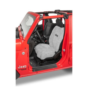 Seat Armour Jeep Logo Seat Towels, Gray