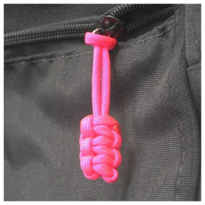 Bartact, 550 Paracord Zipper Pull Set, in Hot Pink