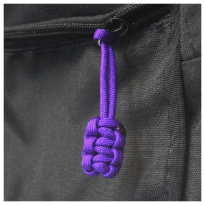 Bartact, 550 Paracord Zipper Pull Set, in Purple Bartact, 550 Paracord Zipper Pull Set, in Purple