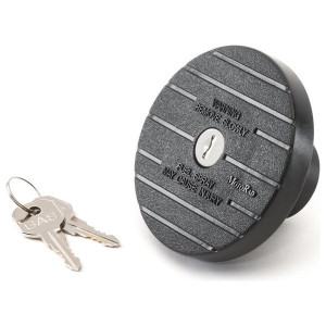 MotoRad, Non-Vented Locking Gas Cap, for 77-90 Jeep CJ-5, CJ-7, CJ-8 Scrambler & Wrangler YJ