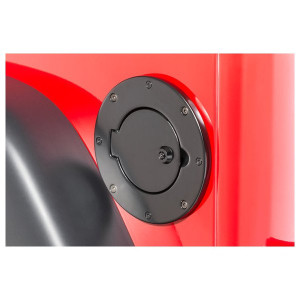 Locking Fuel Door, Aluminum - Black Locking Fuel Door, Aluminum - Black