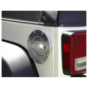 Billet Style Locking Gas Cover, Polished
