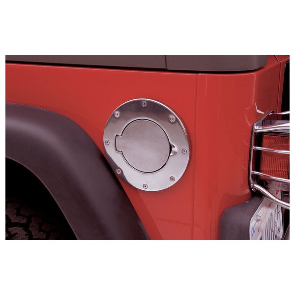 Rampage Products, Gas Hatch Cover, Polished, for 97-06 Jeep Wrangler TJ Rampage Products, Gas Hatch Cover, Polished, for 97-06 Jeep Wrangler TJ