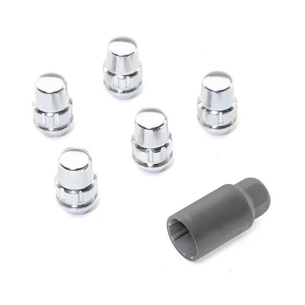 Gorilla Automotive, Gorilla High Security Wheel Lock Set in Chrome, for Jeep Vehicles Gorilla Automotive, Gorilla High Security Wheel Lock Set in Chrome, for Jeep Vehicles