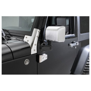 Rugged Ridge, Chrome Mirror Covers, for 07-18 Jeep Wrangler JK