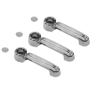 Rugged Ridge, Chrome Door Handle Cover Kit, for 07-18 Jeep Wrangler JK 2 Door