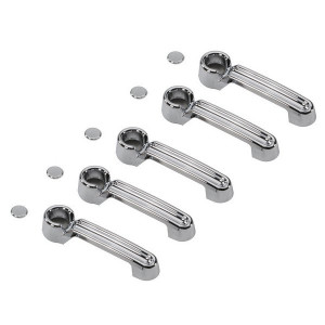 Rugged Ridge, Chrome Door Handle Cover Kit, for 07-18 Jeep Wrangler Unlimited JK 4 Door