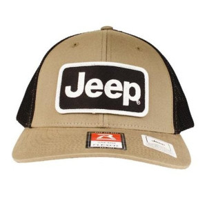 Jeep Merchandise, Jeep Logo Richardson Flexfit Patch Hat, Small - Medium (7 - 7 1/4 Hat Size), 