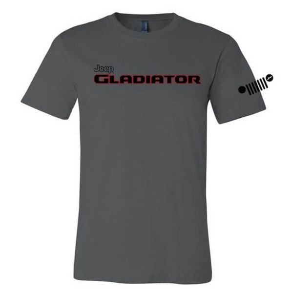 Men Jeep Gladiator Short Sleeve T-Shirt in Slate, Small Men Jeep Gladiator Short Sleeve T-Shirt in Slate, Small