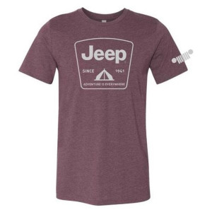 Mens Jeep Tent Badge T-Shirt, XS
