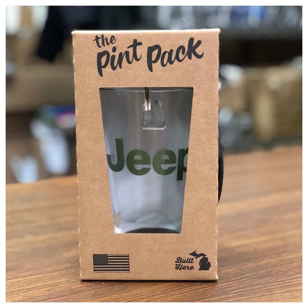 Jeep Merchandise, Jeep Logo Pint Pack, Universal Jeep Merchandise, Jeep Logo Pint Pack, Universal