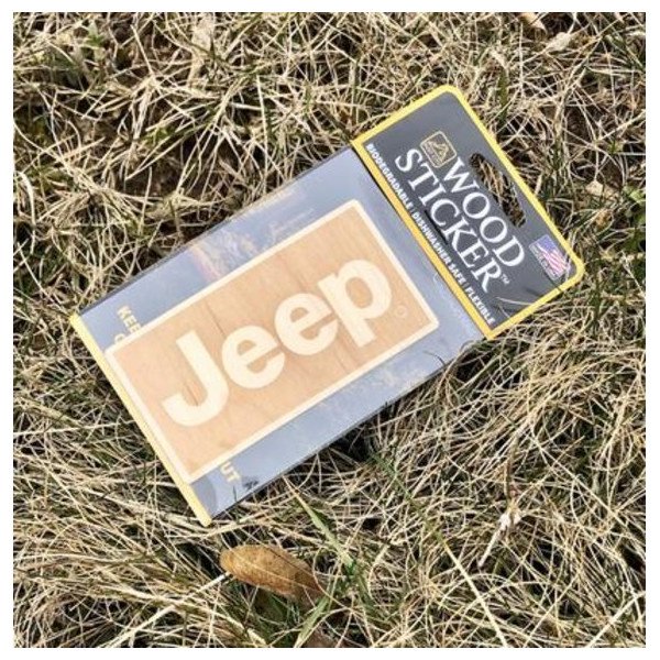 Jeep Merchandise, Jeep Logo Wood Decal, Universal Jeep Merchandise, Jeep Logo Wood Decal, Universal