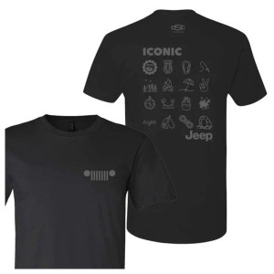 Men's Jeep Iconic T-Shirt in Black, XS