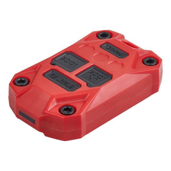 Injection Molded Key Fob Cover, Red