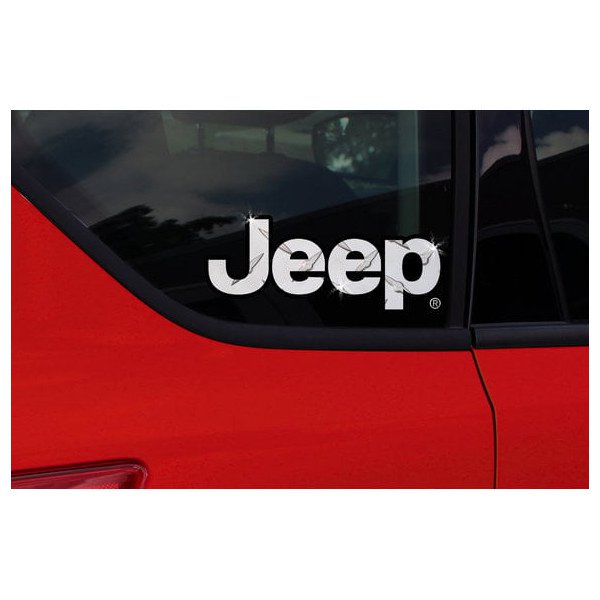Chroma Graphics, Treaded Hologram Stick Onz Jeep Logo Decal, Universal