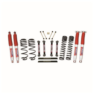 Skyjacker, 4in Dual Rate Long Travel Lift Kit, with Nitro 8000 Shocks and OE Style Control Arms for 97-02 Jeep Wrangler TJ