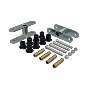 Daystar, Rear Greasable 0" Lift Shackles, for 87-95 Jeep Wrangler YJ