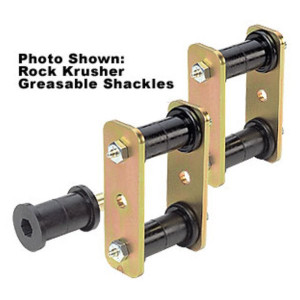 Daystar, Front 3/4" Lift Rockrusher Shackles, for 76-86 Jeep CJ